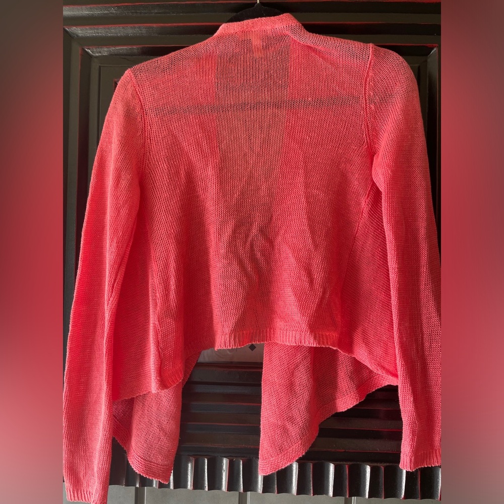 Eileen Fisher Women's Pink cardigan Sweater - Picture 3 of 3